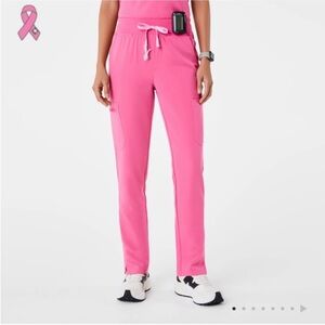 FIGS LIMITED EDITION BCA F’ING PINK HIGH WAISTED YOLA SCRUB PANTS
